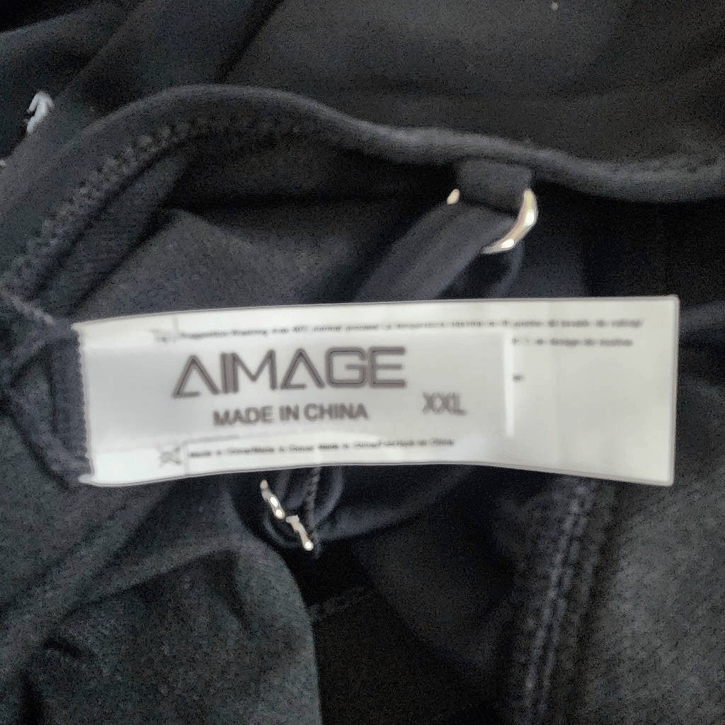 AI'MAGE Black Swim Dress with Matching Bottoms NWOT Size XXL