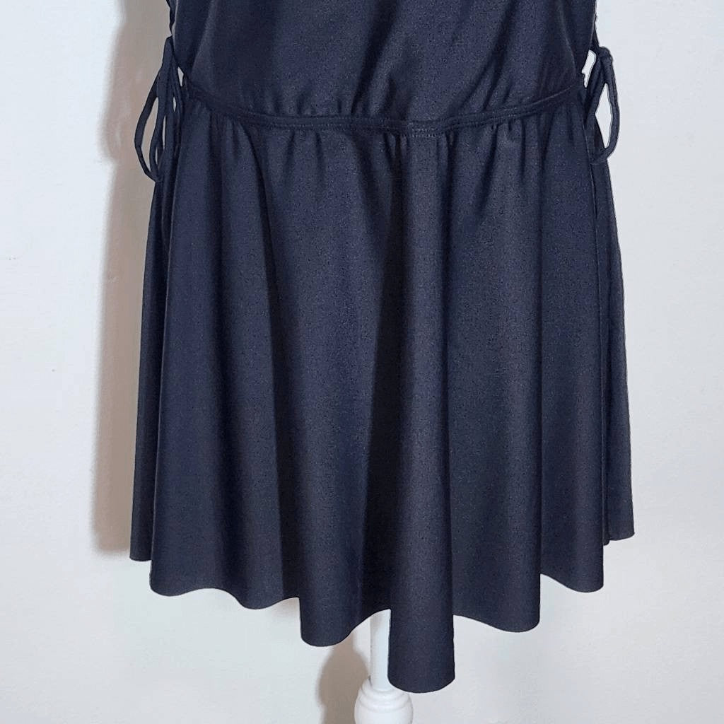 AI'MAGE Black Swim Dress with Matching Bottoms NWOT Size XXL