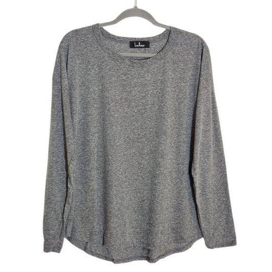 Lulus Heather Gray Long Sleeve Tee Size XL NWT