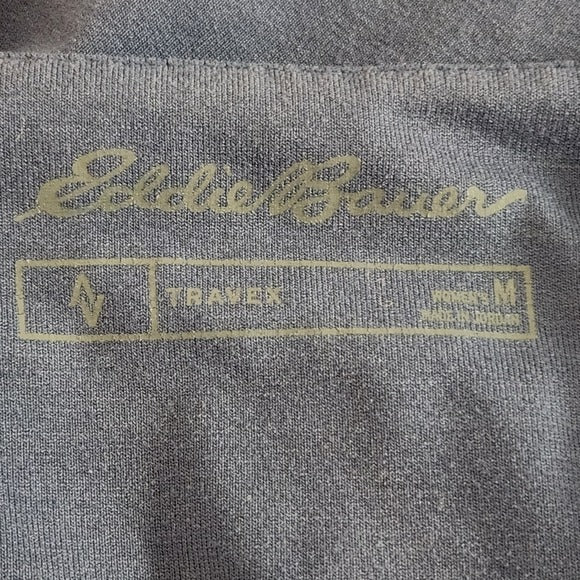 Eddie Bauer Sleeveless Blue Travel Dress Size Medium