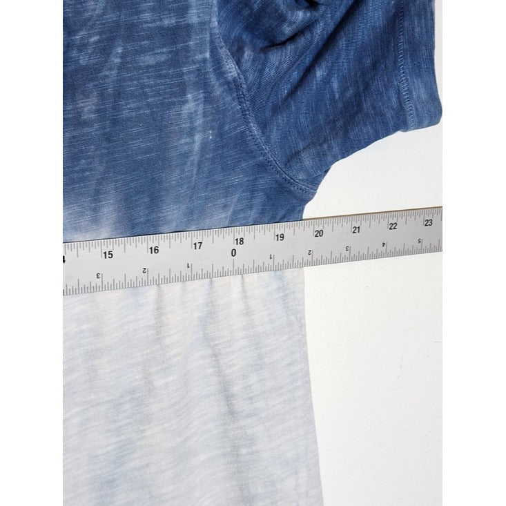 American Eagle Blue Ombre Super Soft Short Sleeve Tee Size Small