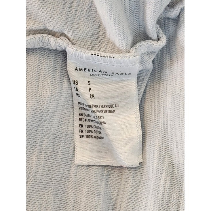 American Eagle Blue Ombre Super Soft Short Sleeve Tee Size Small