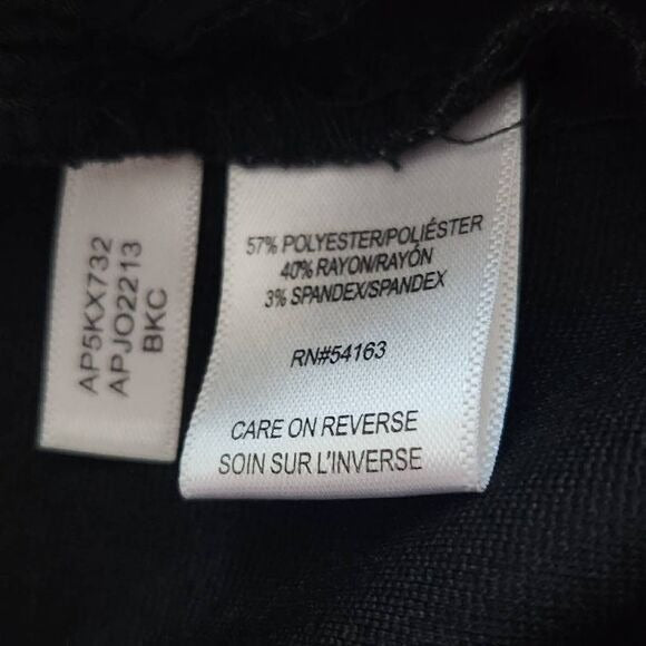 Andrew Marc Charcoal Gray Fitted Pants Size 14 Gray Black Dress Pants, New