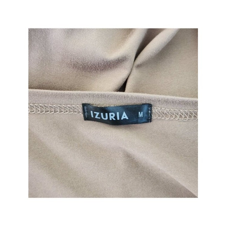 Izuria Womens Brown Duster Open Front Long Cardigan Size Medium