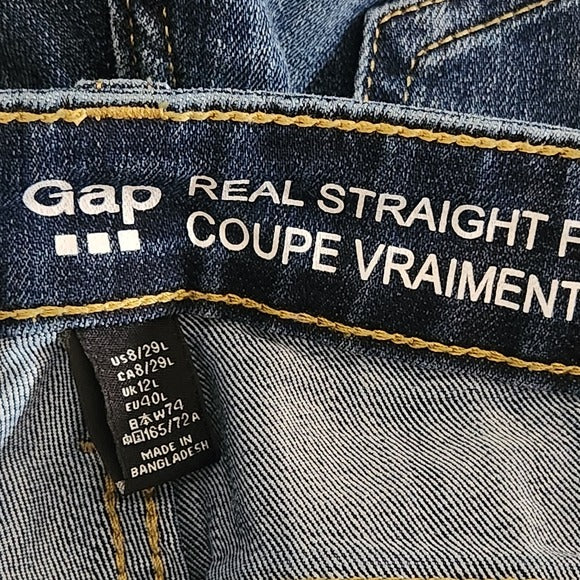 Gap Straight Leg Women's Jeans Size 8 Long