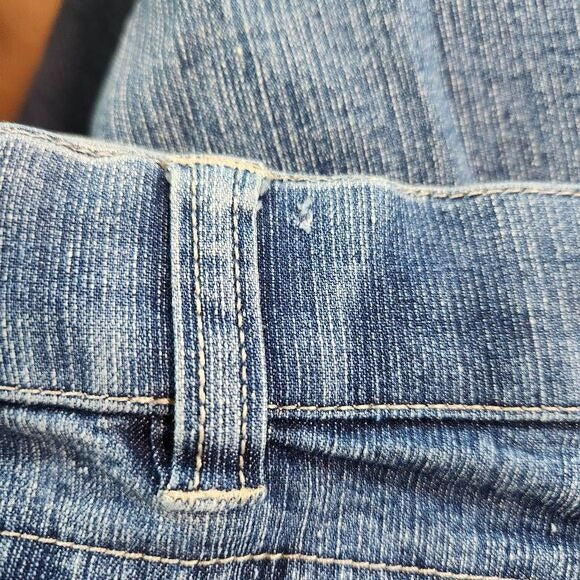 Erika Vintage Cropped Wide Leg Capri Jeans Size 12