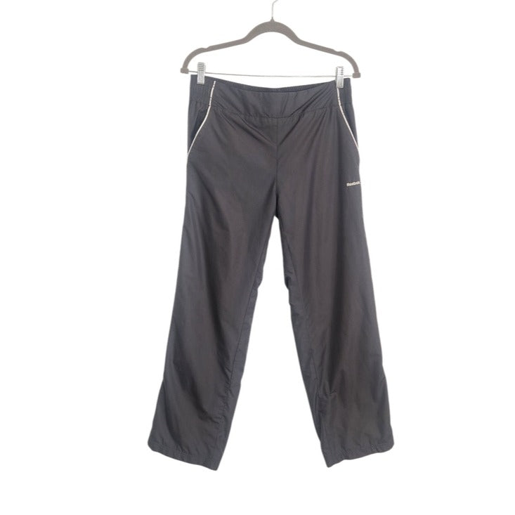 Reebok Womens Dark Gray Pull-On Track Pants Size Medium