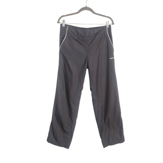 Reebok Womens Dark Gray Pull-On Track Pants Size Medium