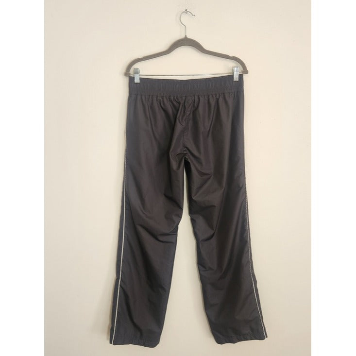 Reebok Womens Dark Gray Pull-On Track Pants Size Medium