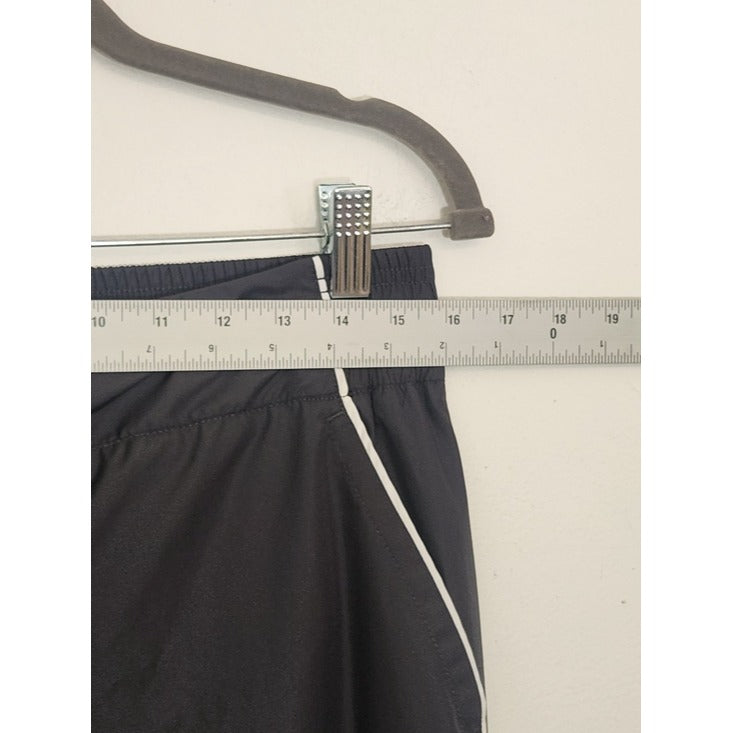 Reebok Womens Dark Gray Pull-On Track Pants Size Medium
