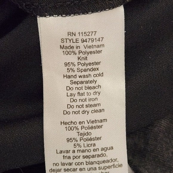 Ignite Evenings Black Floral Cocktail Dress Size 18W Wedding Guest Dress