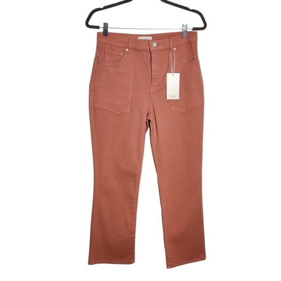 Joie Pink Cropped Jeans Size 28 NWT Pink Ankle Jeans