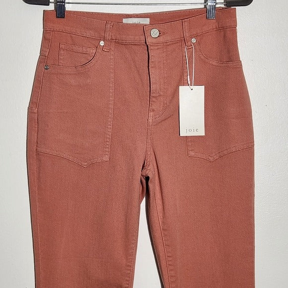 Joie Pink Cropped Jeans Size 28 NWT Pink Ankle Jeans