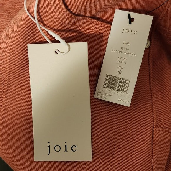 Joie Pink Cropped Jeans Size 28 NWT Pink Ankle Jeans