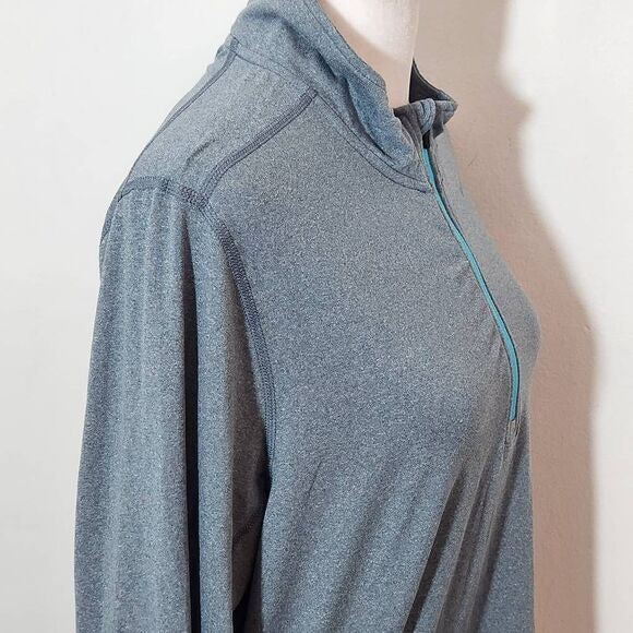 Nike Gray Quarter-Zip Pullover Size Small Nike Women's Gray Running Pullover