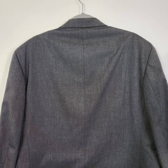 Geoffrey Beene Gray Sport Coat Size 46R Gray Wedding Guest Blazer