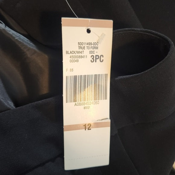 Jones New York Black Dress Pants Size 12 NWT