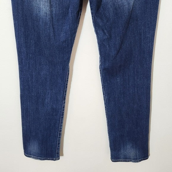 Lucky Brand Distressed Straight Leg Women's Jeans Size 12 Distressed Denim