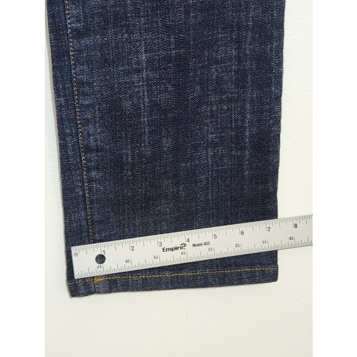 Nine West Womens Dark Wash Straight Leg Jeans Size 10