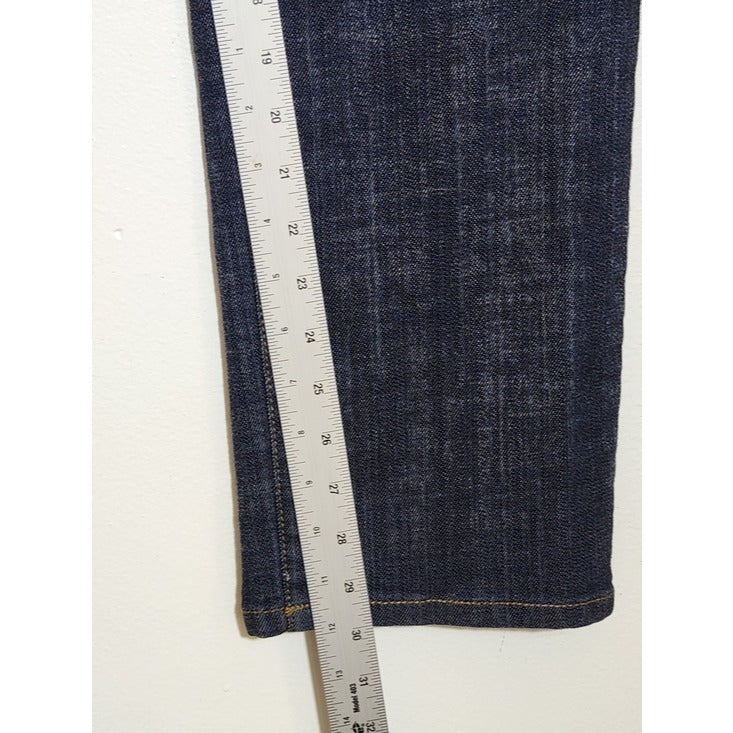Nine West Womens Dark Wash Straight Leg Jeans Size 10