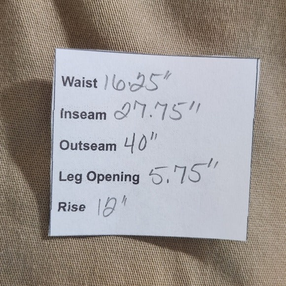 Galaxy by Harvic Men's Khaki Cargo Jogger Pants Size Medium Tan Cargo Pants New