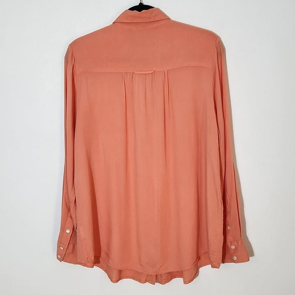 Style & Co. Coral Button-Up Tunic Size 1X