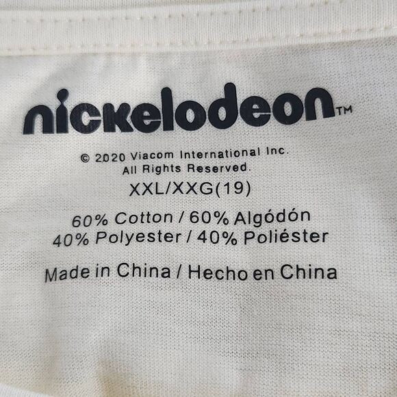 Nickelodeon Butter Yellow Rugrats Tee Size XXL Rugrats Short Sleeve Tee