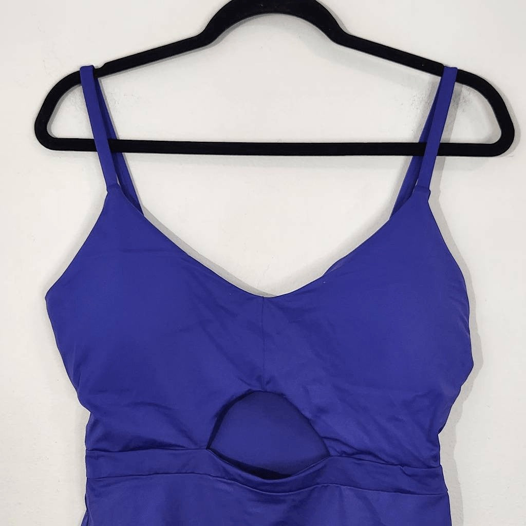 Andie Indigo One-Piece Swimsuit NWT XL Andie One Piece Swimwear with Cutout