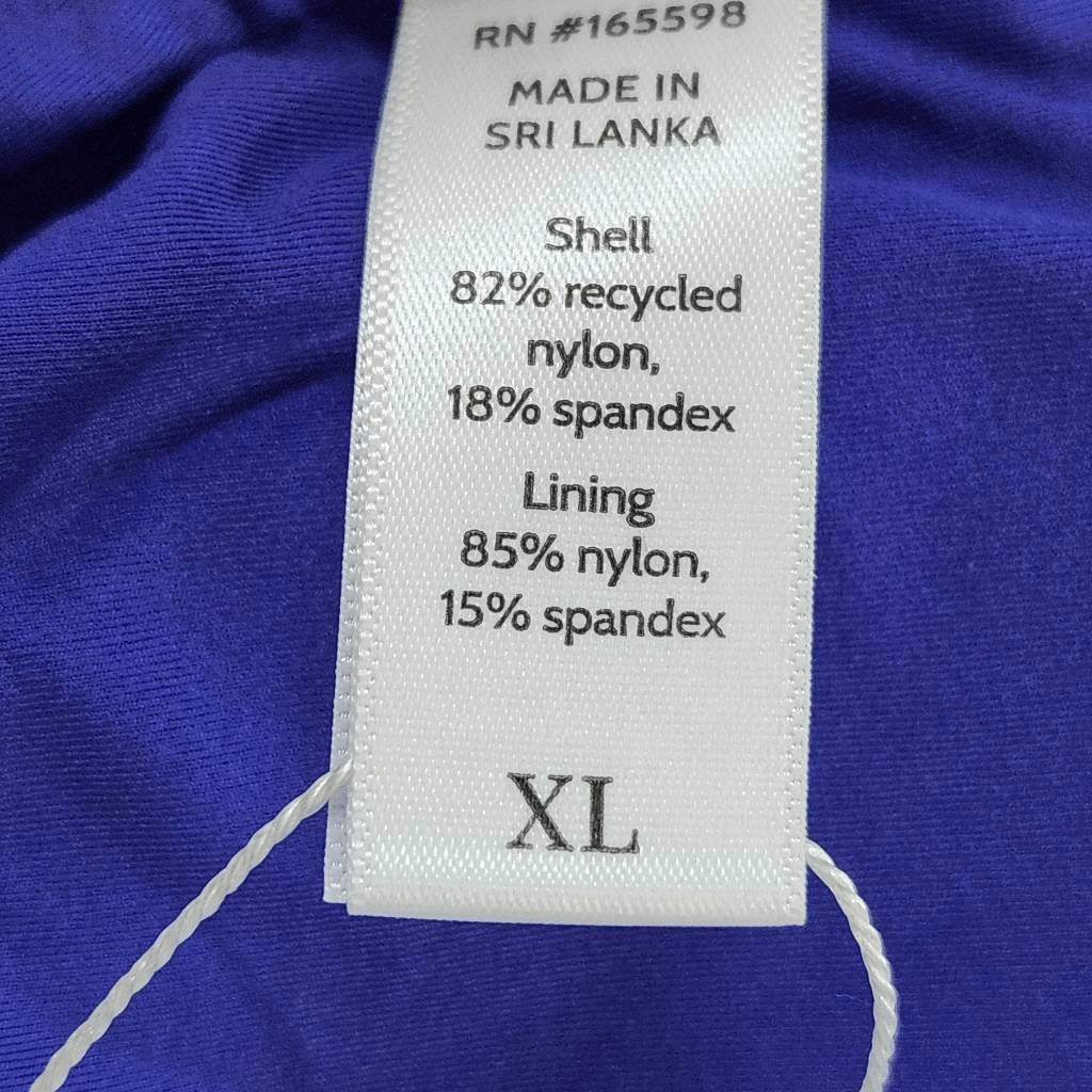 Andie Indigo One-Piece Swimsuit NWT XL Andie One Piece Swimwear with Cutout