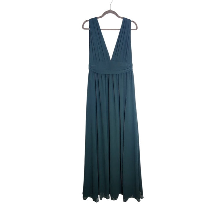 Lulus Heavenly Hues Green Maxi Dress NWT Size Medium Wedding Guest Dress