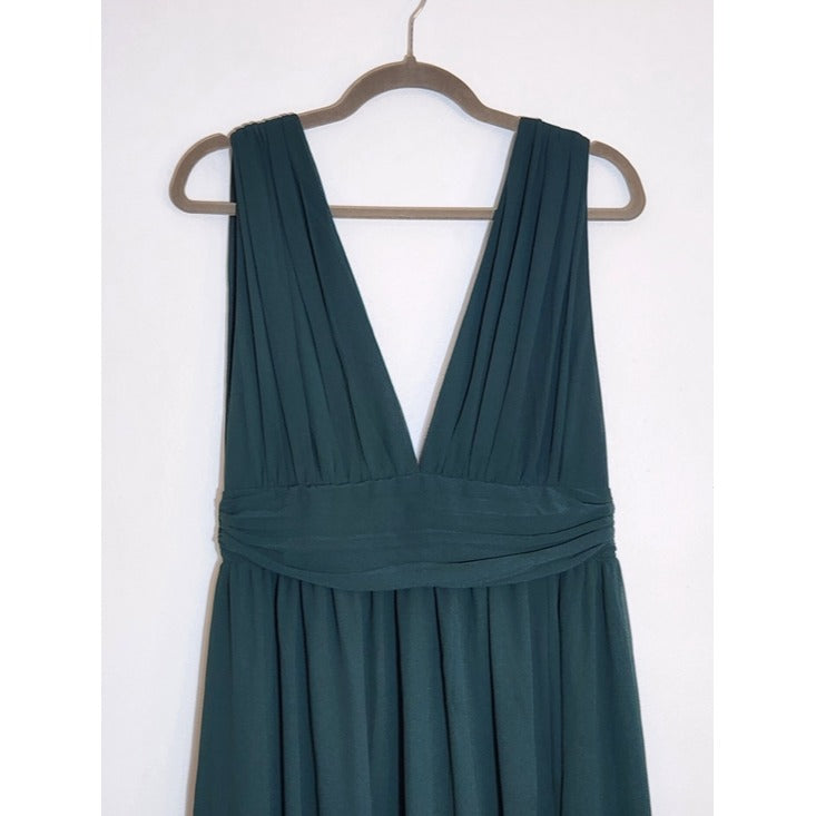 Lulus Heavenly Hues Green Maxi Dress NWT Size Medium Wedding Guest Dress