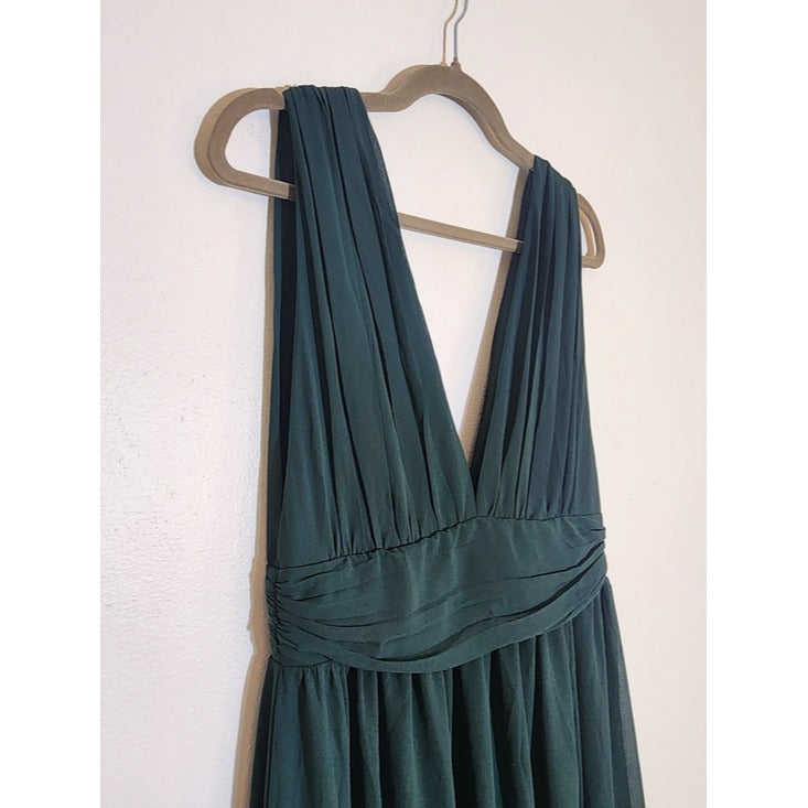 Lulus Heavenly Hues Green Maxi Dress NWT Size Medium Wedding Guest Dress