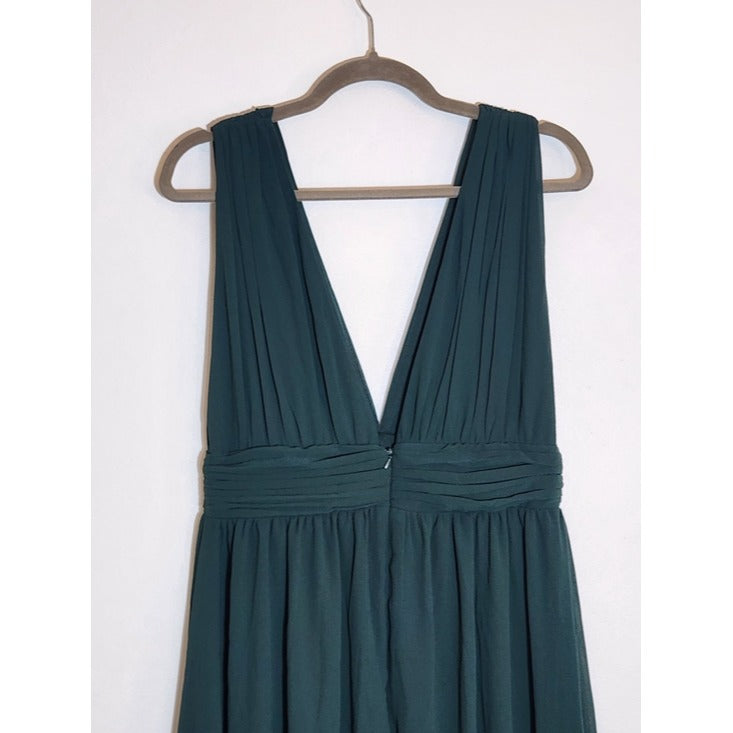 Lulus Heavenly Hues Green Maxi Dress NWT Size Medium Wedding Guest Dress