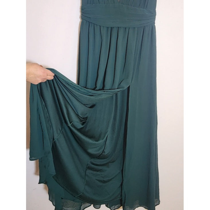 Lulus Heavenly Hues Green Maxi Dress NWT Size Medium Wedding Guest Dress