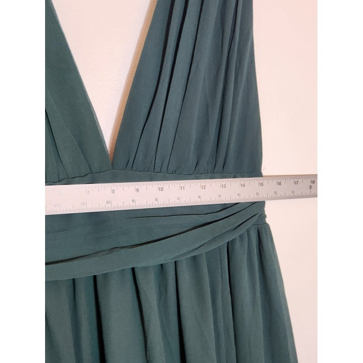 Lulus Heavenly Hues Green Maxi Dress NWT Size Medium Wedding Guest Dress