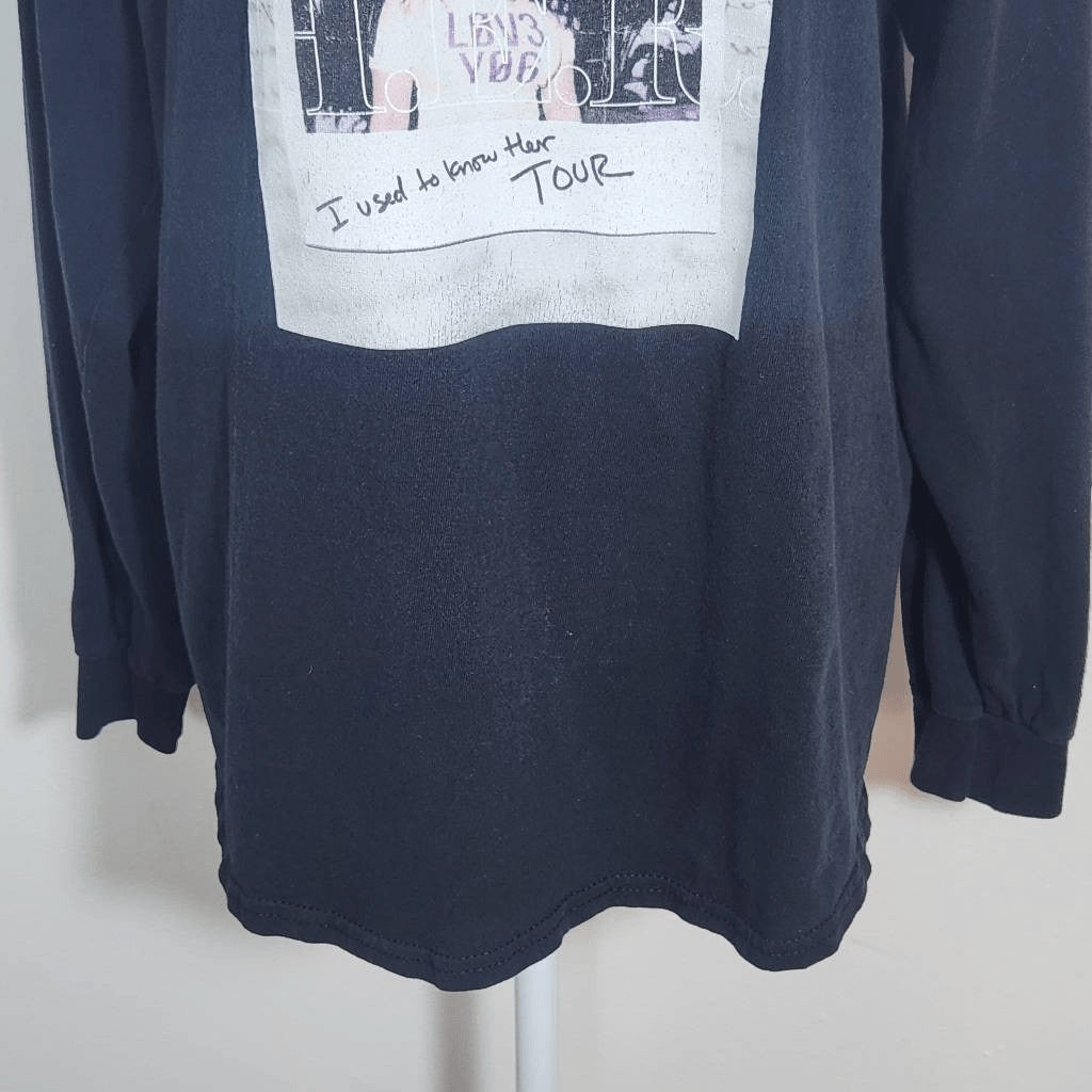 H.E.R. Black Long Sleeve Sold Out Tour T-Shirt Size Medium