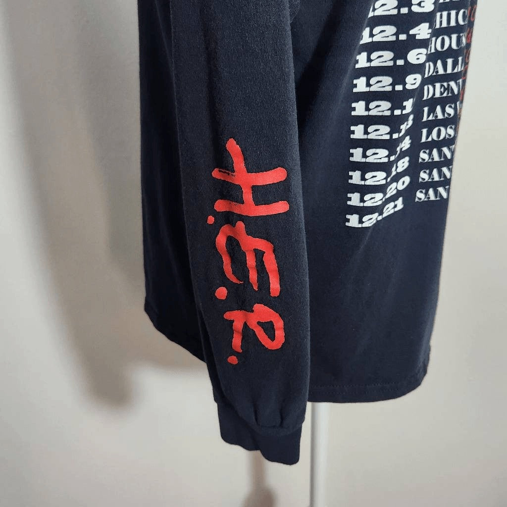 H.E.R. Black Long Sleeve Sold Out Tour T-Shirt Size Medium