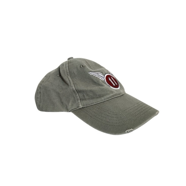 Rothco 11th Airborne Distressed Army Green Baseball Hat One Size