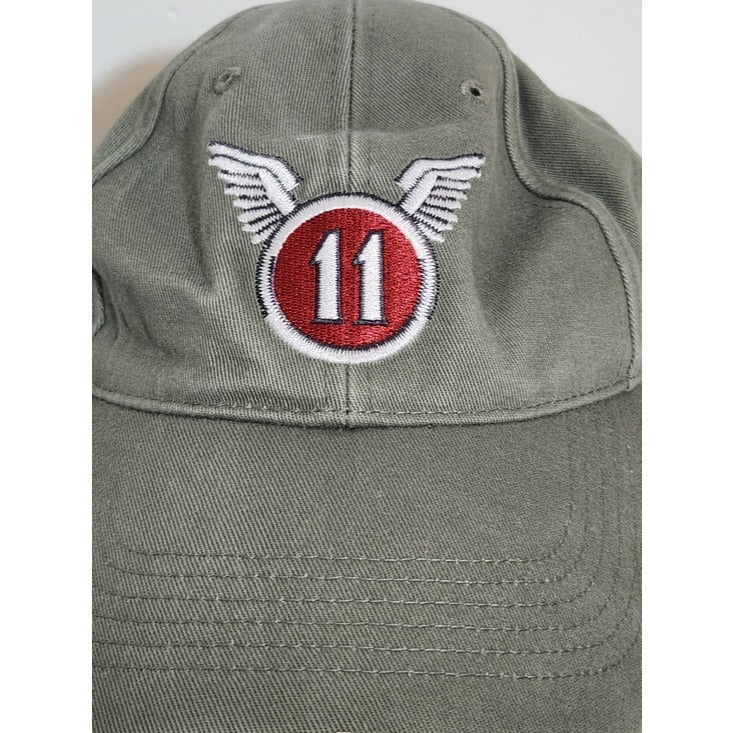 Rothco 11th Airborne Distressed Army Green Baseball Hat One Size