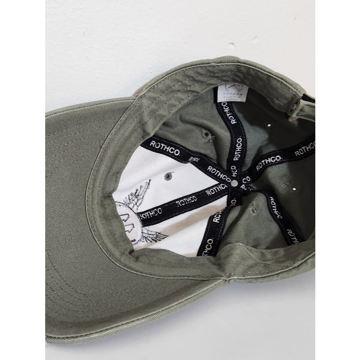 Rothco 11th Airborne Distressed Army Green Baseball Hat One Size