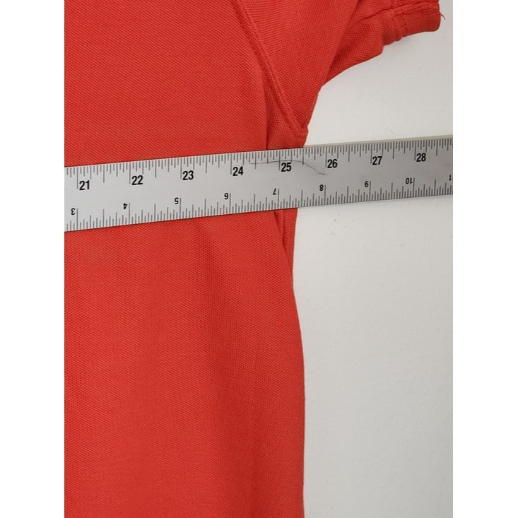 St. John's Bay Coral Red Short Sleeve Polo Shirt Size XXL
