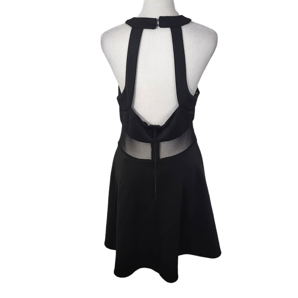 My Michelle Black Cocktail Dress Size 11 Black Formal Skater Dress