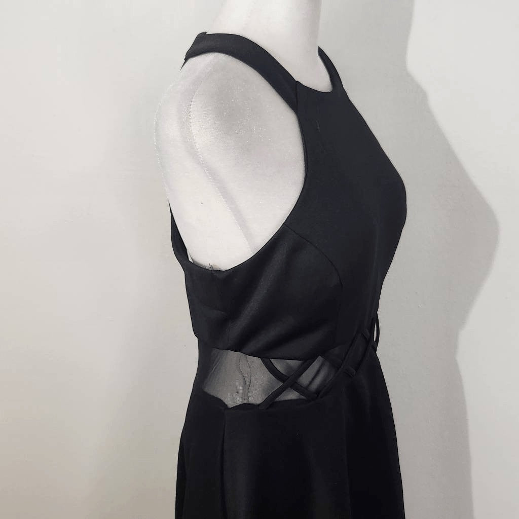 My Michelle Black Cocktail Dress Size 11 Black Formal Skater Dress