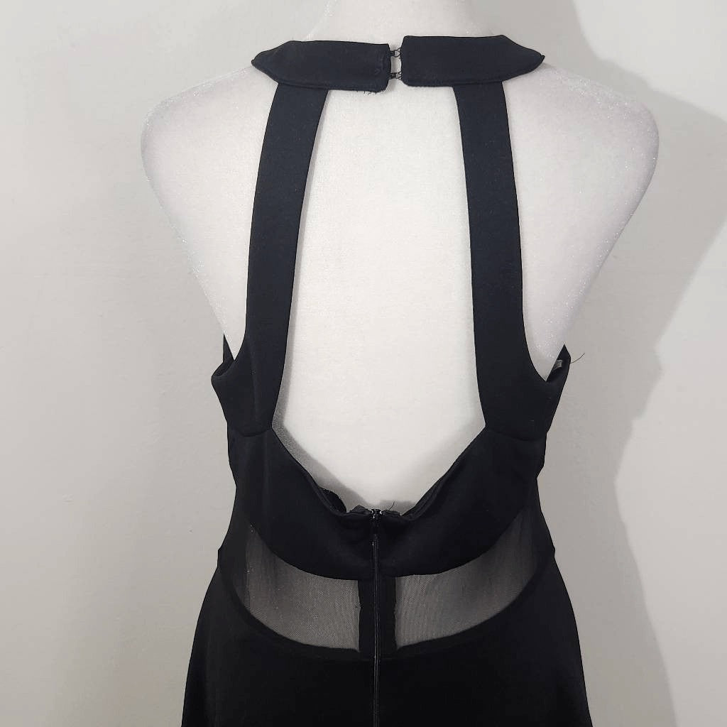 My Michelle Black Cocktail Dress Size 11 Black Formal Skater Dress