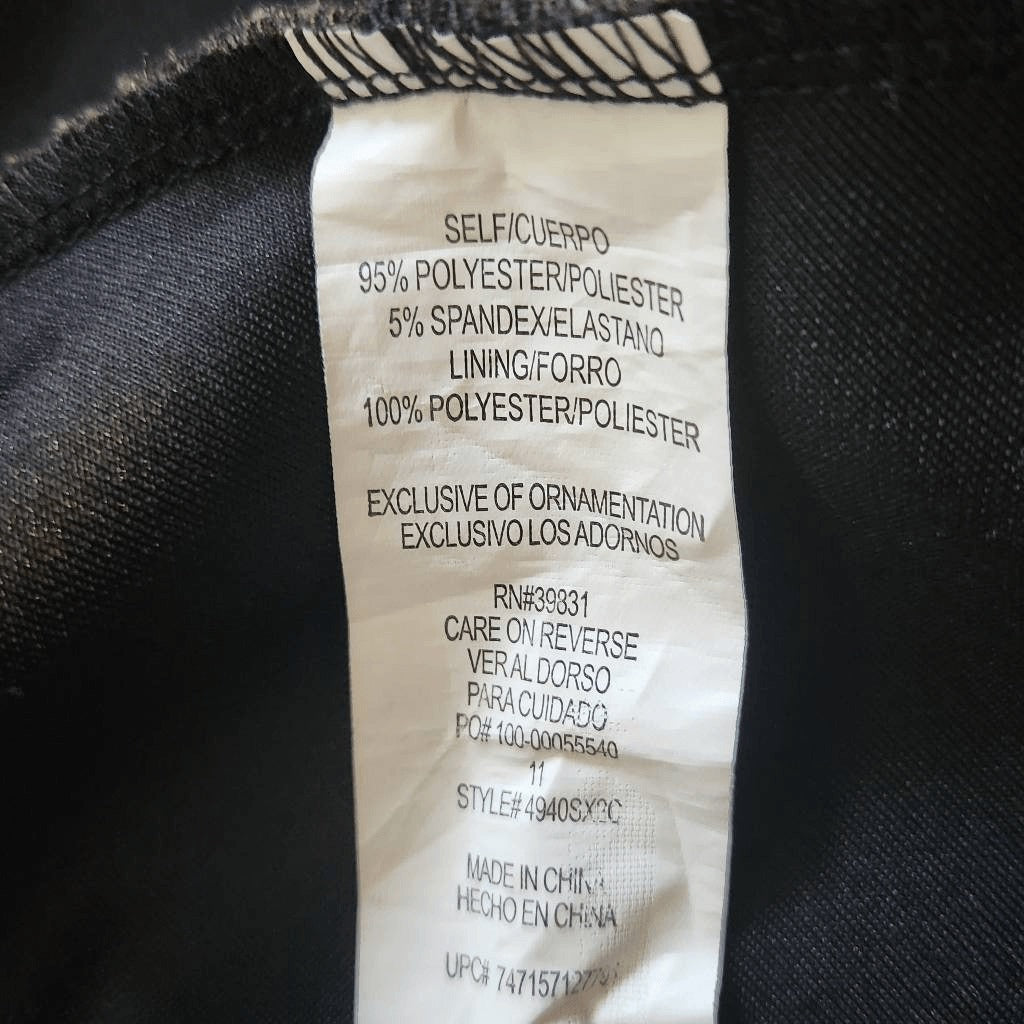 My Michelle Black Cocktail Dress Size 11 Black Formal Skater Dress
