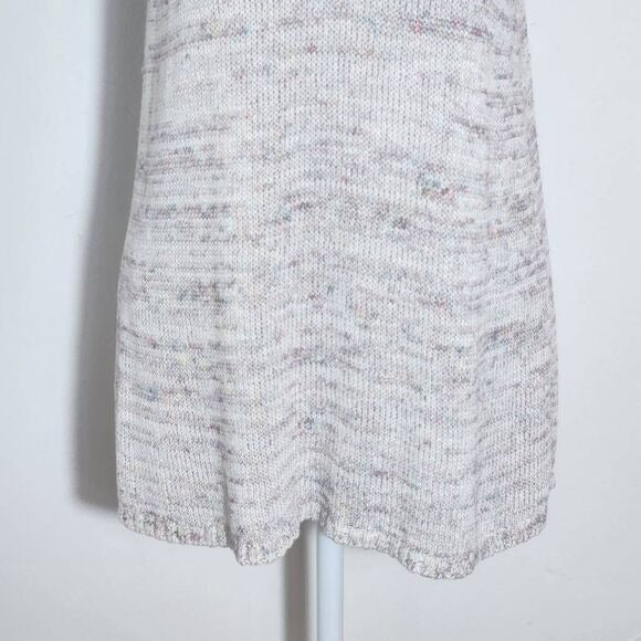 J. Jill Gray and Pink Knit Sweater Tank Top Size Small Petite Gray Sweater Tank