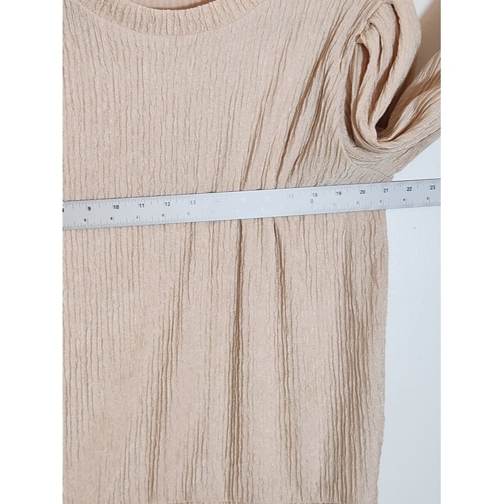 Jodifl Long Sleeve Cream Blouse Size Large