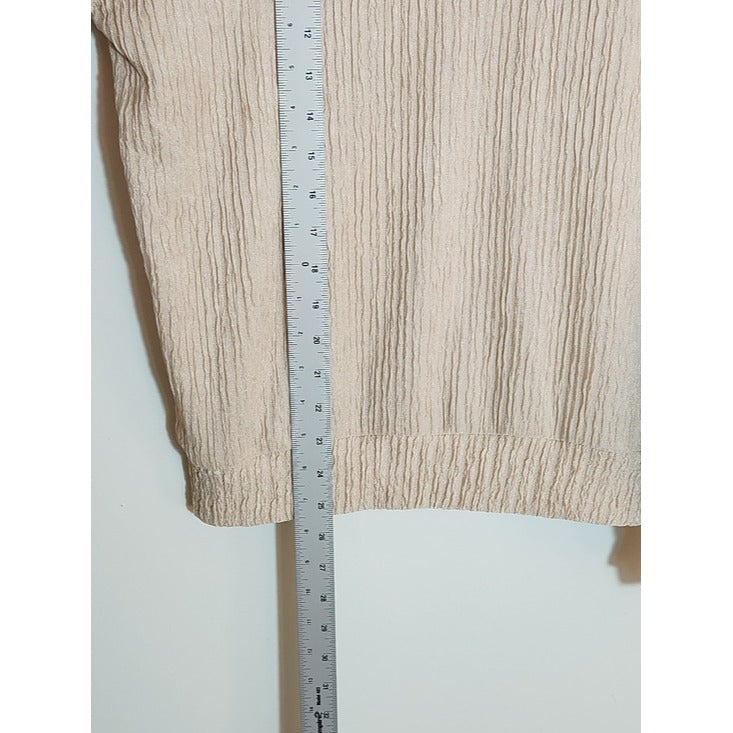 Jodifl Long Sleeve Cream Blouse Size Large