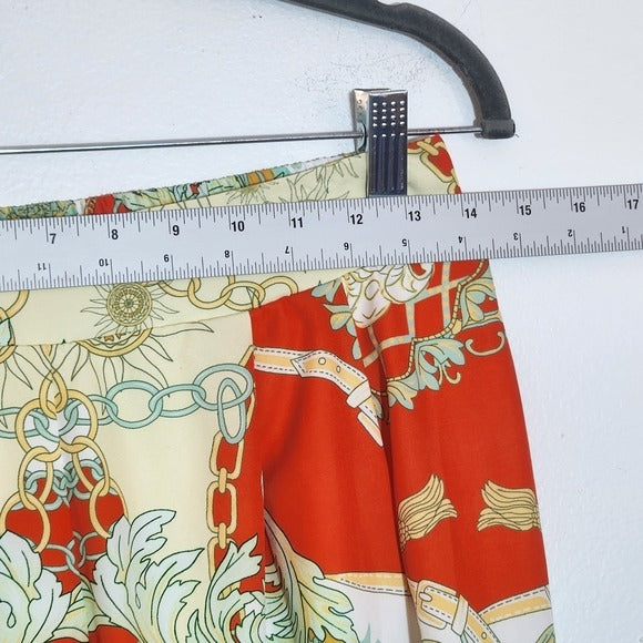 Miss Avenue Boho Print Wide Leg Flowy Pants Size Medium