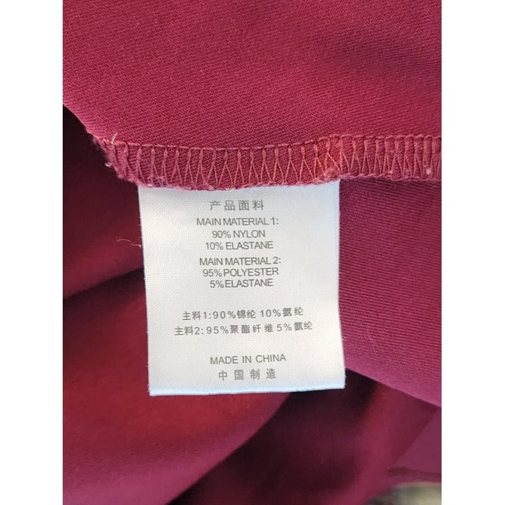 Missmay Burgundy Wine Lace Formal Maxi Dress Size 2XL